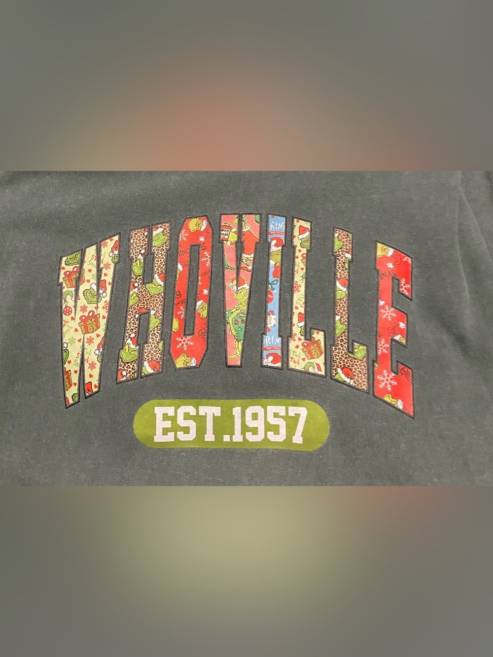 Comfort Colors WHOVILLE Christmas T-shirt